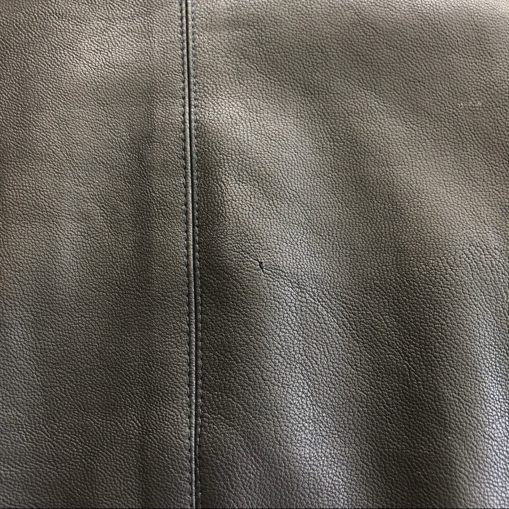 ❌SOLD❌LIKE MYNDED Katia Leather Strapless Mini Dress - Picture 9 of 9